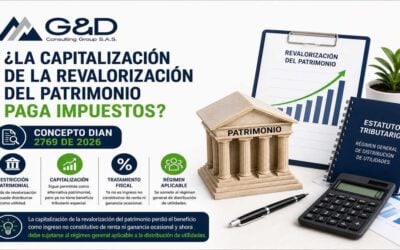 La Capitalizacion De La Revalorizacion Del Patrimonio Debe Someterse Al Tratamiento Tributario General Aplicable A La Distribucion De Utilidades 400x250 ¿La capitalización de la revalorización del patrimonio paga impuestos? Concepto DIAN 2769 de 2026