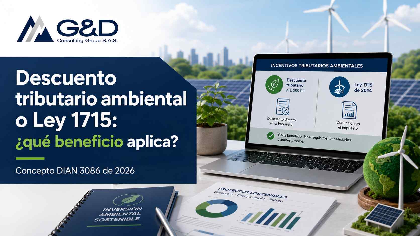 el art. 255 del ET contempla un descuento tributario, la Ley 1715 establece una deducción en el impuesto sobre la renta Descuento Tributario La Ley 1715