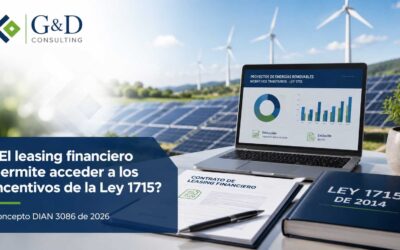 El Leasing Financiero No Impide Acceder A Los Incentivos Tributarios Pero Tampoco Sustituye El Cumplimiento De Las Condiciones Previstas 400x250 ¿El leasing financiero permite acceder a los incentivos tributarios de la Ley 1715? – Concepto DIAN No. 3086 de 2026