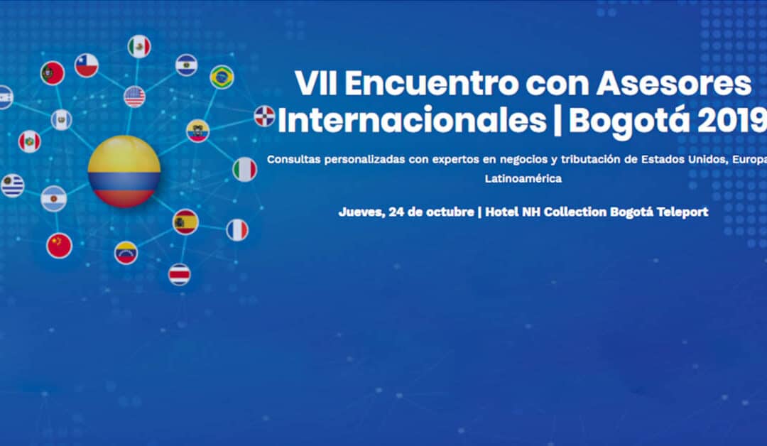 VII Encuentro con Asesores Internacionales Bogotá 2019