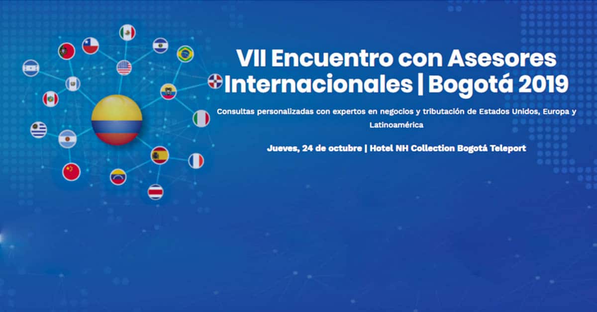 VII Encuentro con Asesores Internacionales Bogotá 2019