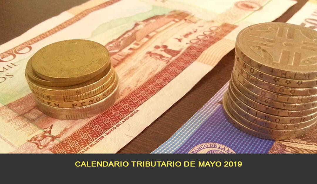 Calendario tributario de Mayo 2019