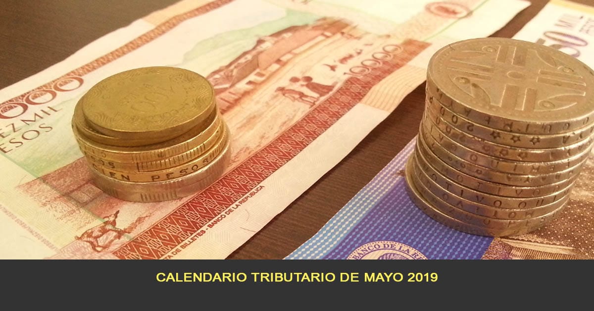 Calendario tributario de Mayo 2019