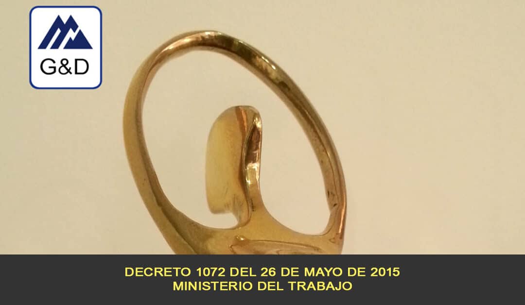 Decreto 1072 del 26 de mayo de 2015 del Ministerio del Trabajo