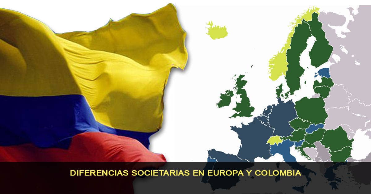 Diferencias societarias en Europa y Colombia