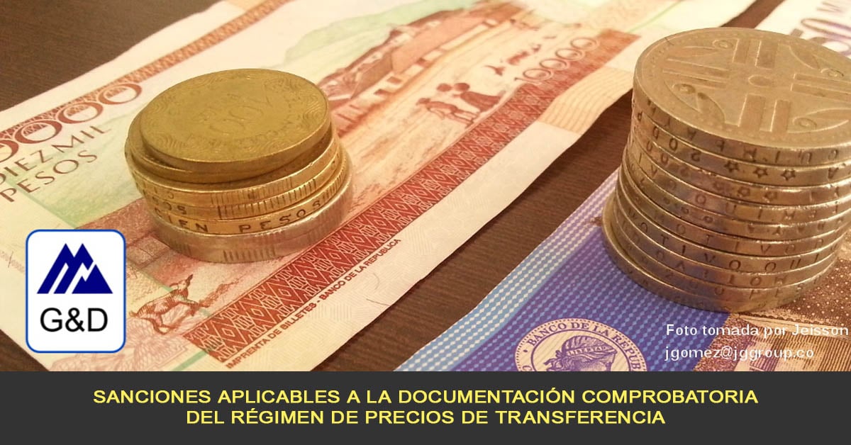 Sanciones aplicables a la Documentación Comprobatoria del régimen de precios de transferencia