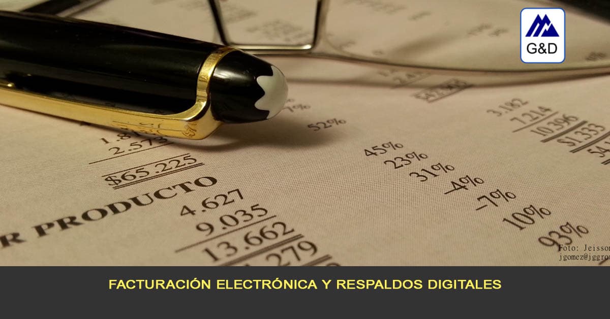 Facturación electrónica y respaldos digitales