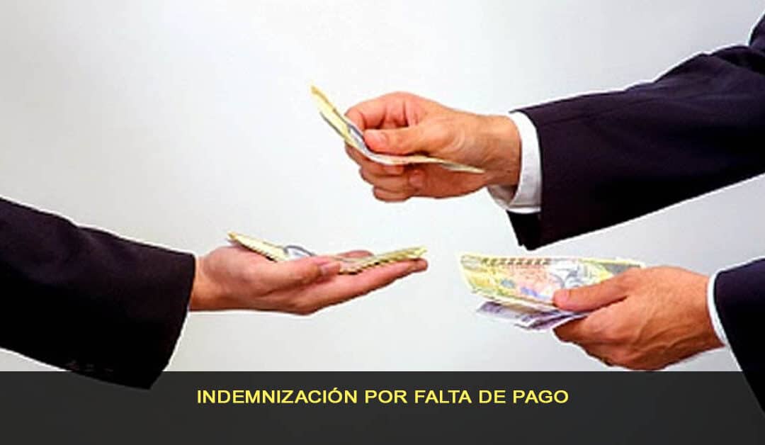 Indemnización por falta de pago