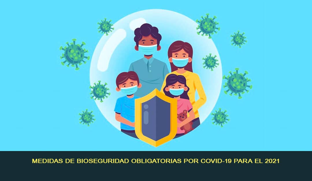 Medidas de bioseguridad obligatorias por COVID-19 para el 2021