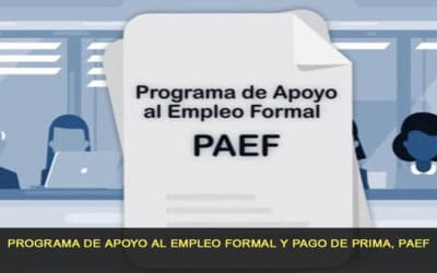 Programa de apoyo al empleo formal y pago de prima, PAEF
