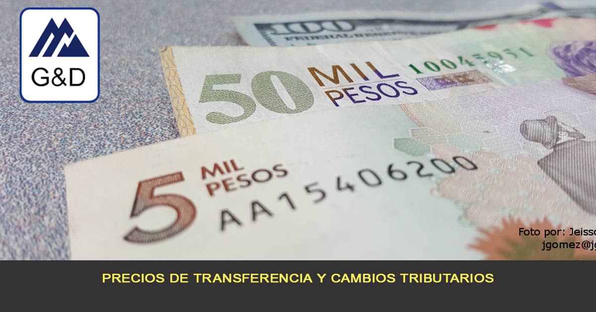 Precios de transferencia y cambios tributarios