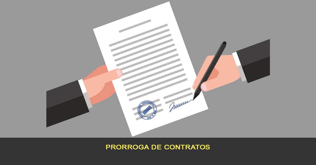 Prorroga de contratos