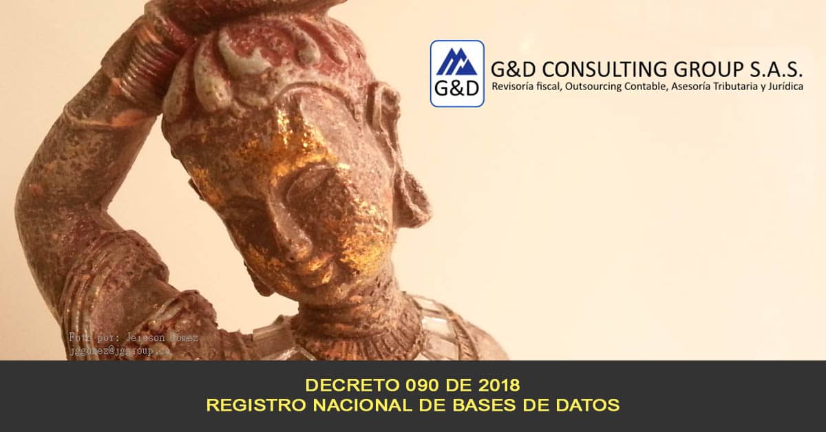 Decreto 090: Registro nacional de bases de datos