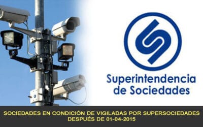 Sociedades en condición de vigiladas por Supersociedades