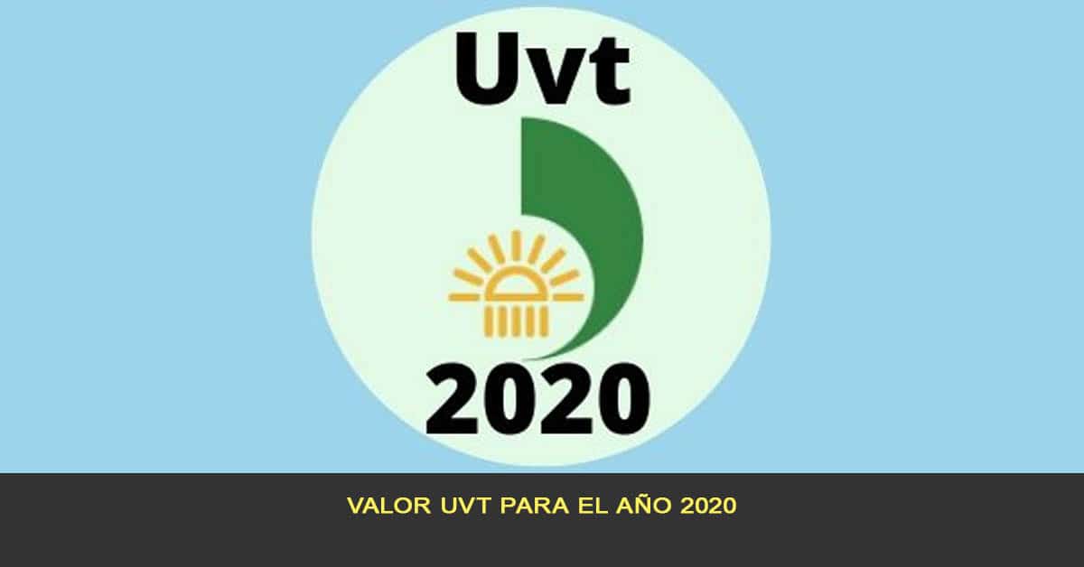 Valor UVT 2020