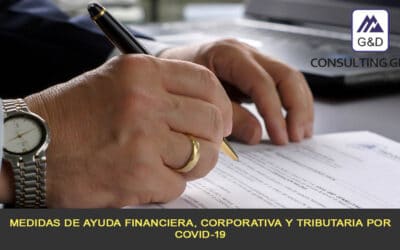 Medidas de ayuda financiera, corporativa y tributaria por COVID-19