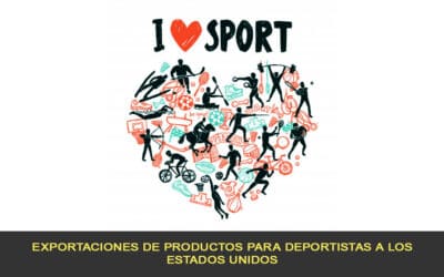 Exportaciones de productos para deportistas a los estados unidos