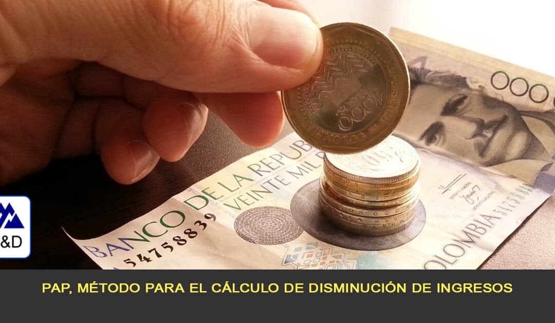 PAP, Método para el cálculo de disminución de ingresos