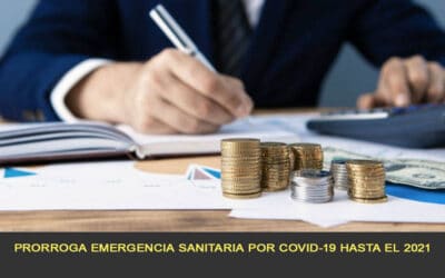 Prorroga emergencia sanitaria por COVID-19 hasta el 2021