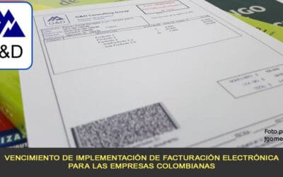 Vencimiento de implementación de facturación electrónica para las empresas colombianas