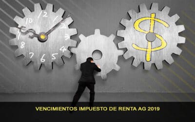 Vencimientos impuesto de renta AG 2019