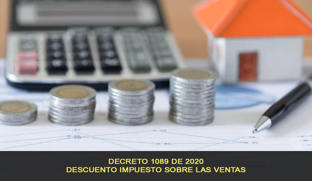 Descuento del impuesto sobre las ventas, Decreto 1089