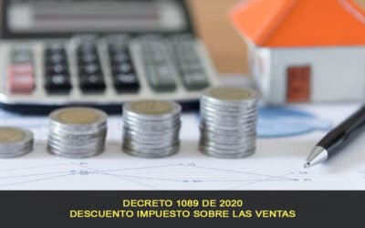 Descuento del impuesto sobre las ventas, Decreto 1089