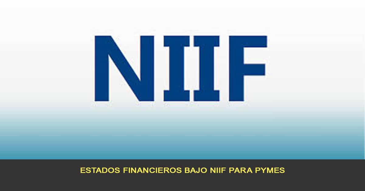 Estados financieros bajo NIIF para pymes