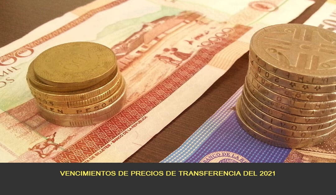 Vencimientos de precios de transferencia del 2021