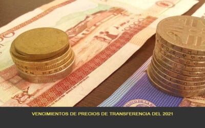 Vencimientos de precios de transferencia del 2021