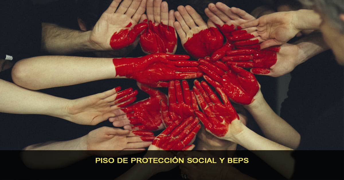 piso de protección social y Beps