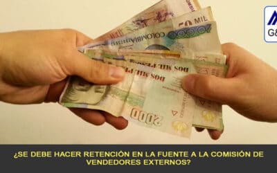 ¿Se debe hacer retención en la fuente a la comisión de vendedores externos?