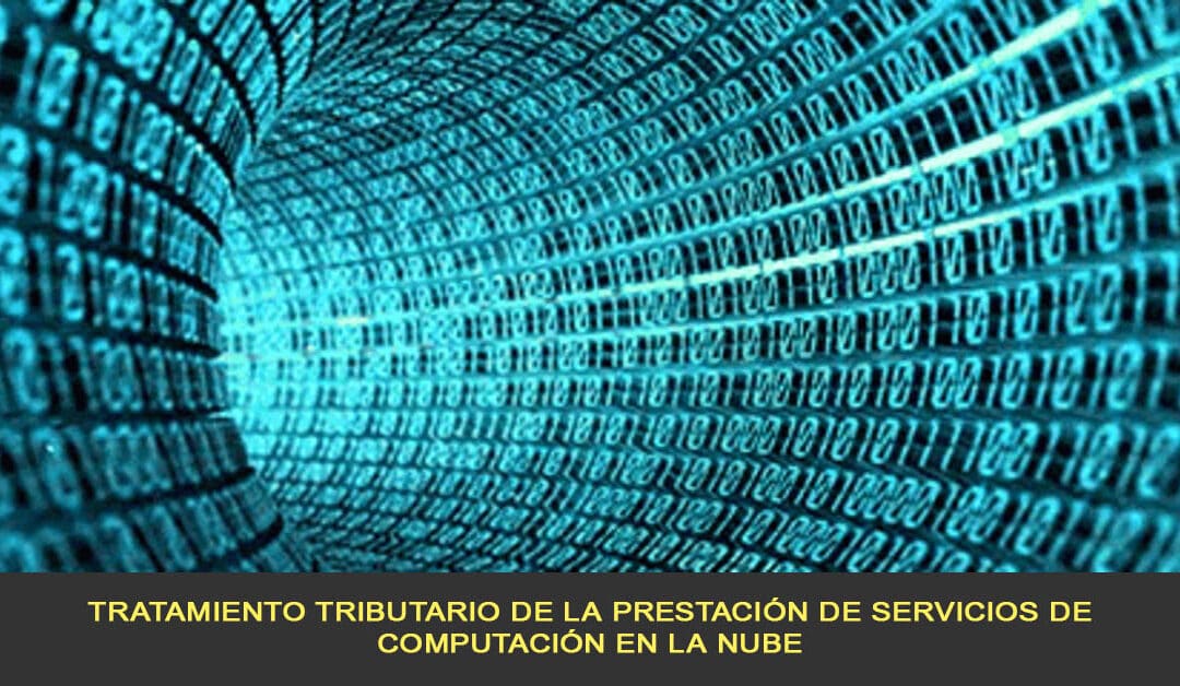 Tratamiento tributario de la prestación de servicios en la nube