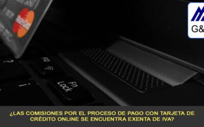 ¿Las comisiones por pago con tarjeta de crédito online están exentas de IVA?