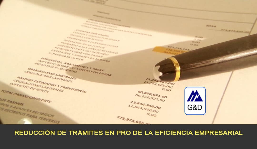 Reducciones en los trámites que deben realizar empresarios