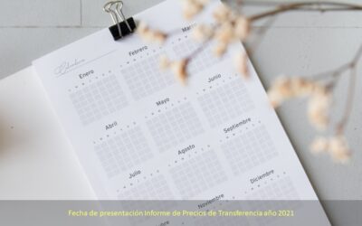 Precios de transferencia calendario 2021