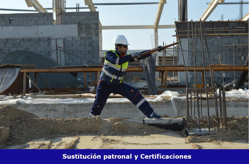 Sustitución patronal y certificaciones laborales