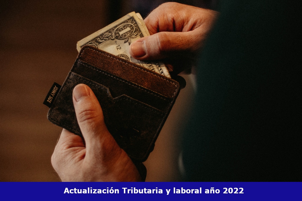 valores tributarios que se deben considerar para el año 2022