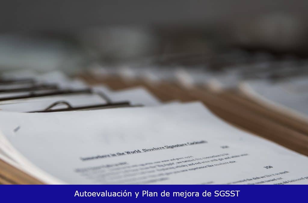 Autoevaluación y Plan de mejora de SGSST