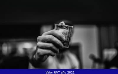 ¿Cuál es el valor UVT en el 2022?