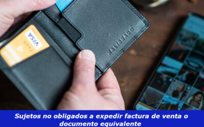 Sujetos no obligados a expedir factura de venta o documento equivalente – DIAN, OFICIO 657