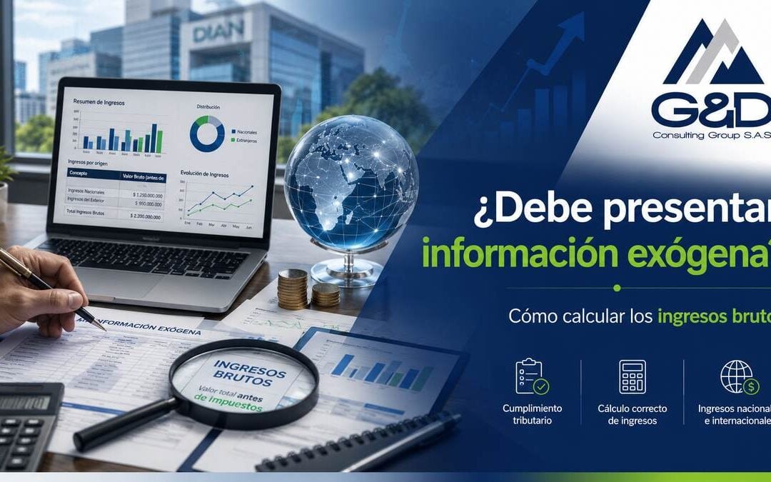 ¿Debe presentar información exógena? Así se calculan los ingresos brutos — Concepto DIAN No. 3083 de 2026
