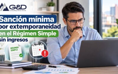 Sancion Minima Simple Sin Ingresos 400x250 ¿Qué pasa con la sanción mínima del SIMPLE cuando no hubo ingresos? – Concepto DIAN No. 14170 de 2026