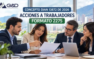 Acciones Trabajadores Informacion Exogena Formato 2275 400x250 ¿Cómo se reportan las acciones entregadas a trabajadores en la información exógena? Concepto DIAN 13872 de 2026