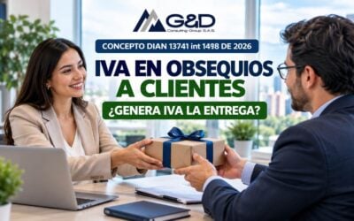 Iva Obsequios Clientes 400x250 ¿Los obsequios entregados a clientes generan IVA? Concepto DIAN 13741 de 2026