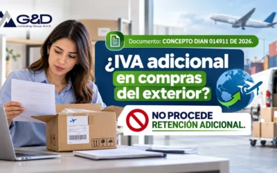 Retencion Iva Compras Exterior Trafico Postal 400x250 ¿Deben retenerme IVA por una compra del exterior que llega por mensajería? Concepto DIAN 14911 de 2026